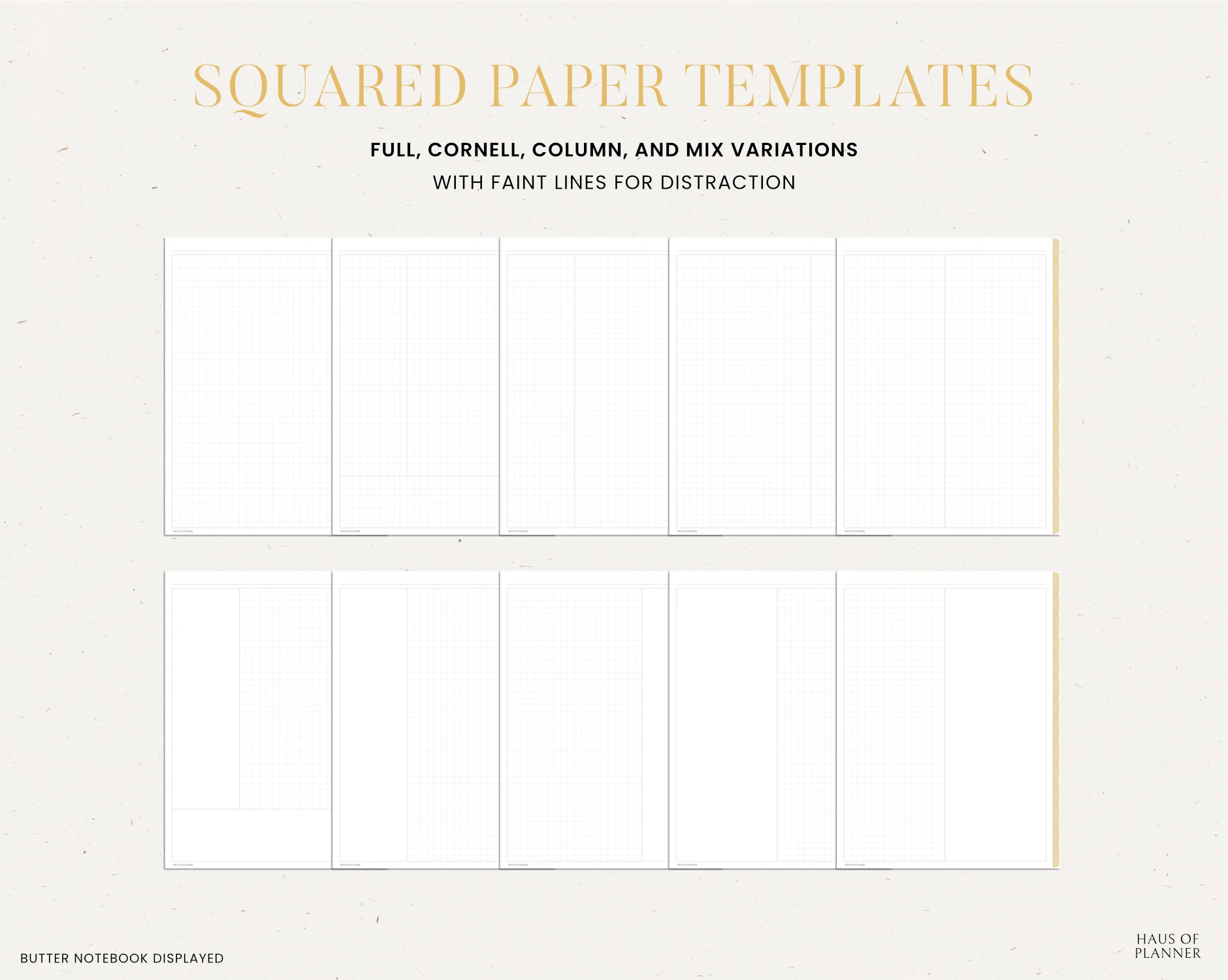 12 Subject Digital Notebooks | Bundle Landscape & Portrait | 5 Pastel Colors - Image 8