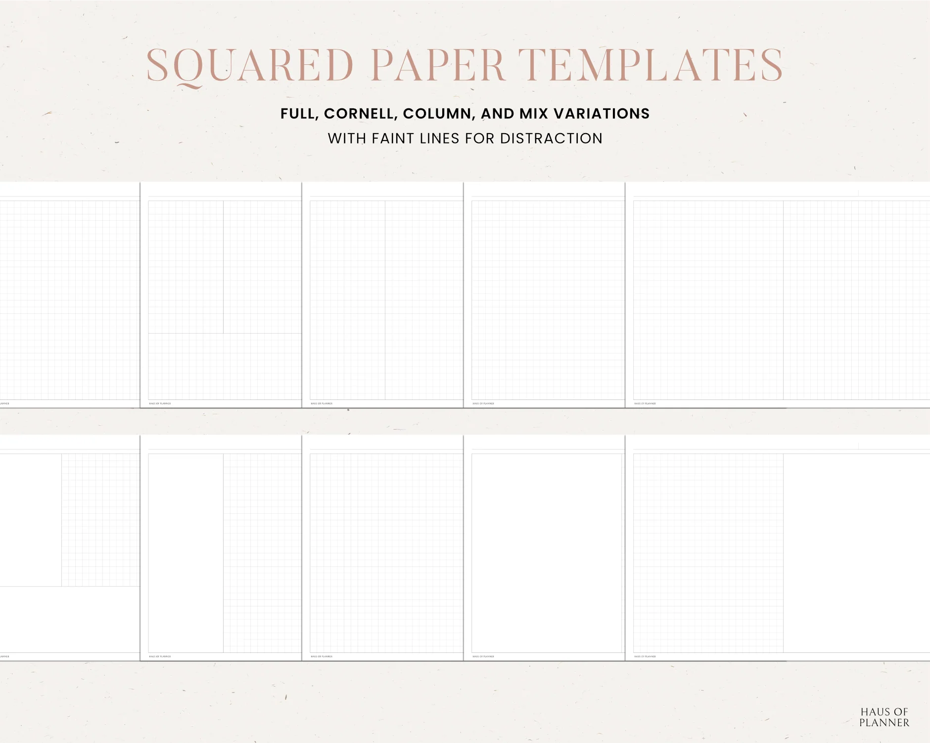 12 Subject Digital Notebooks | Landscape | 5 Neutral Colors - Image 7