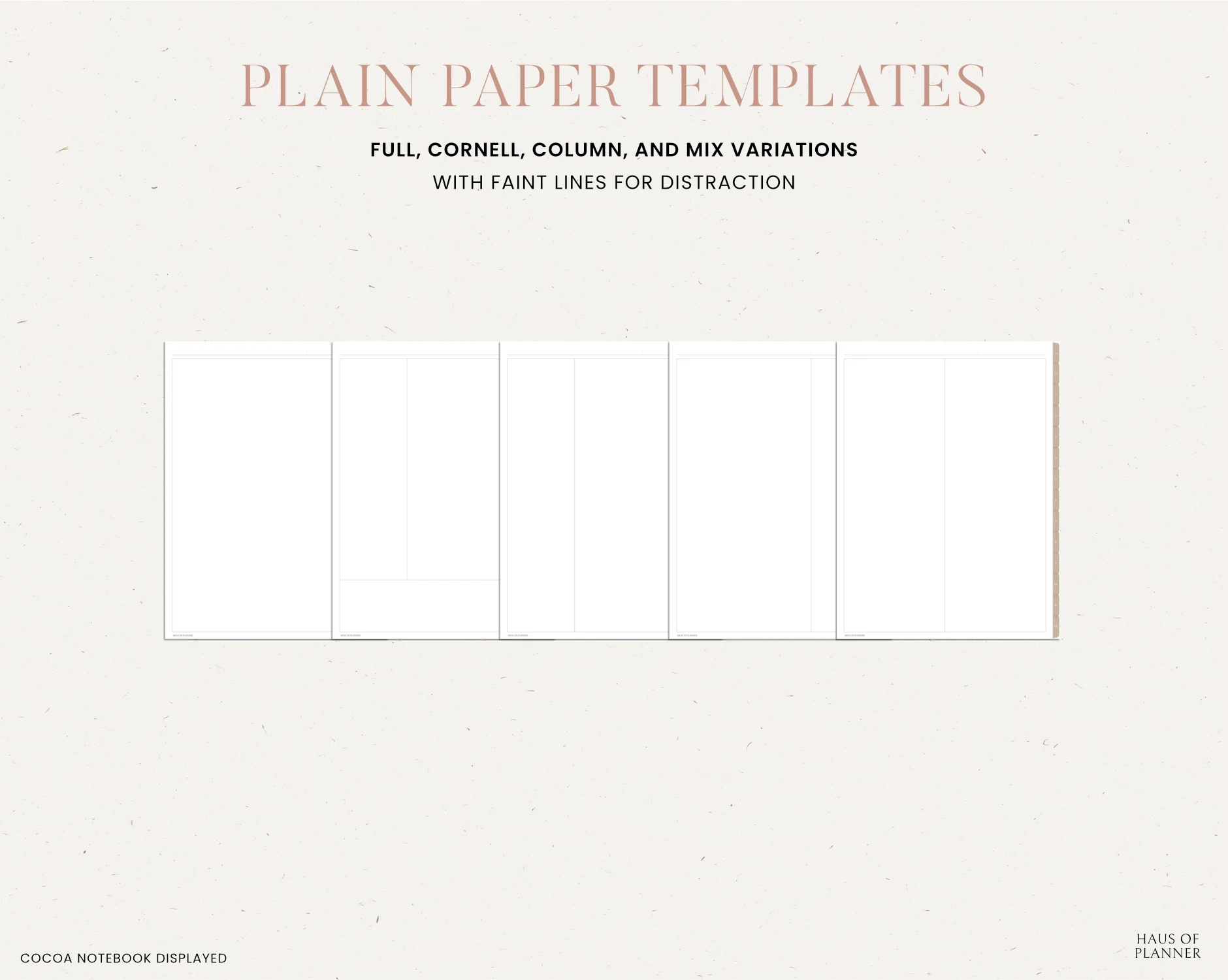 12 Subject Digital Notebooks | Portrait | 5 Neutral Colors - Image 9