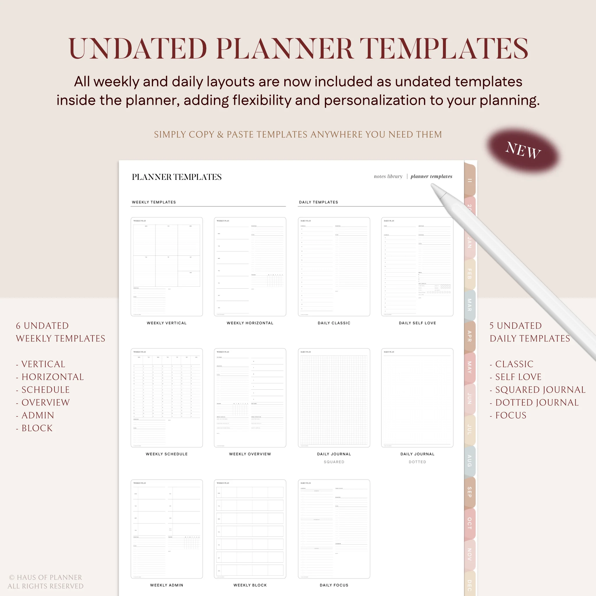 2026 Digital Planner | Portrait - Image 10