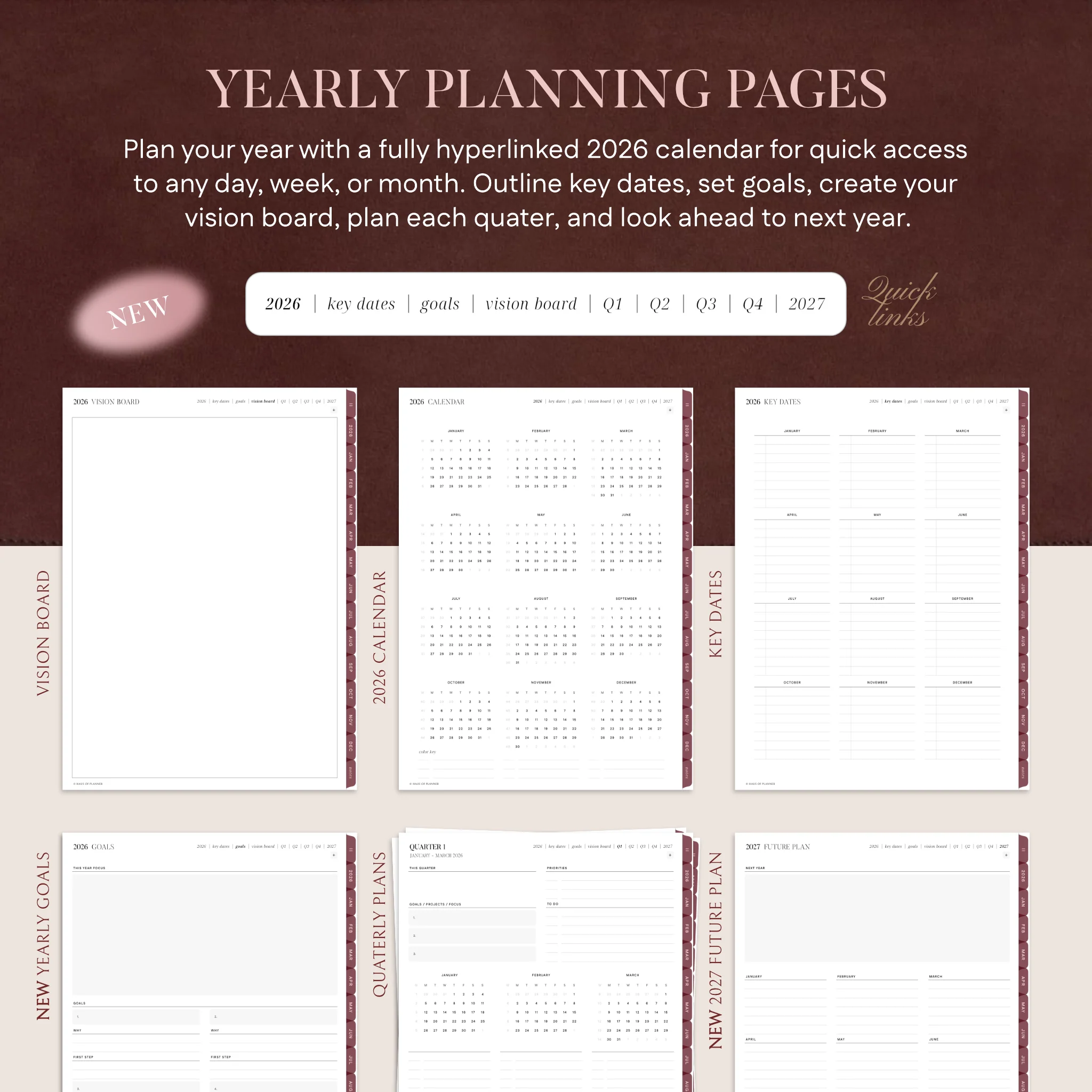2026 Digital Planner | Portrait - Image 4