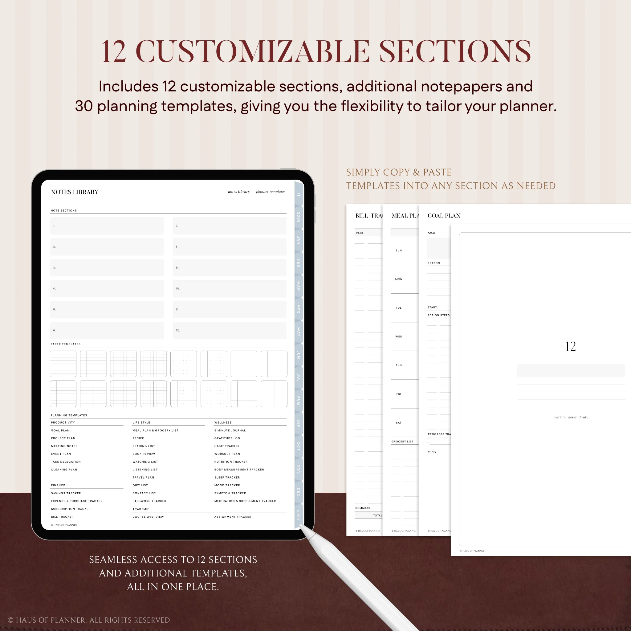 2026 Digital Planner | Portrait - Image 9