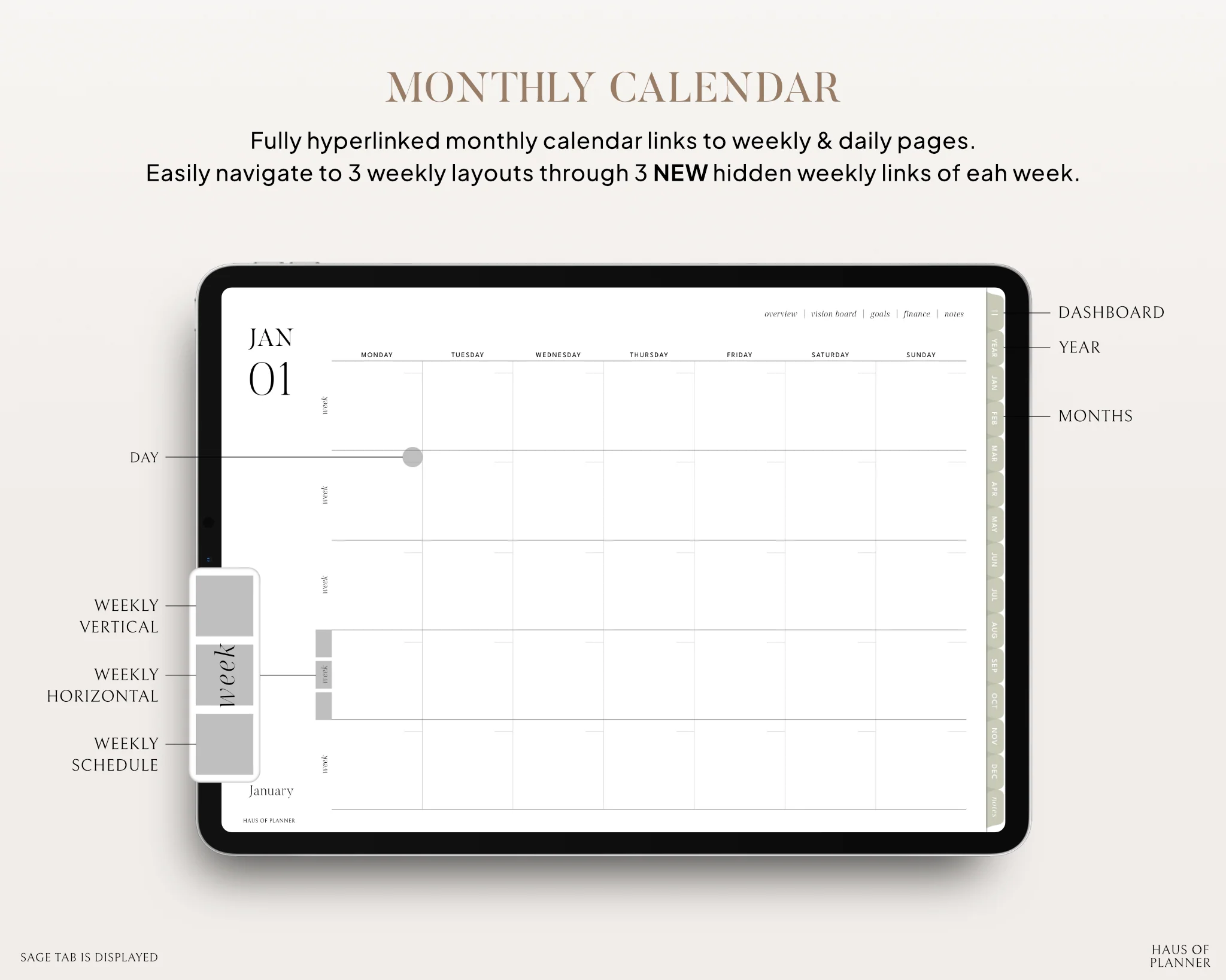 Undated Digital Planner | Bundle - Image 4