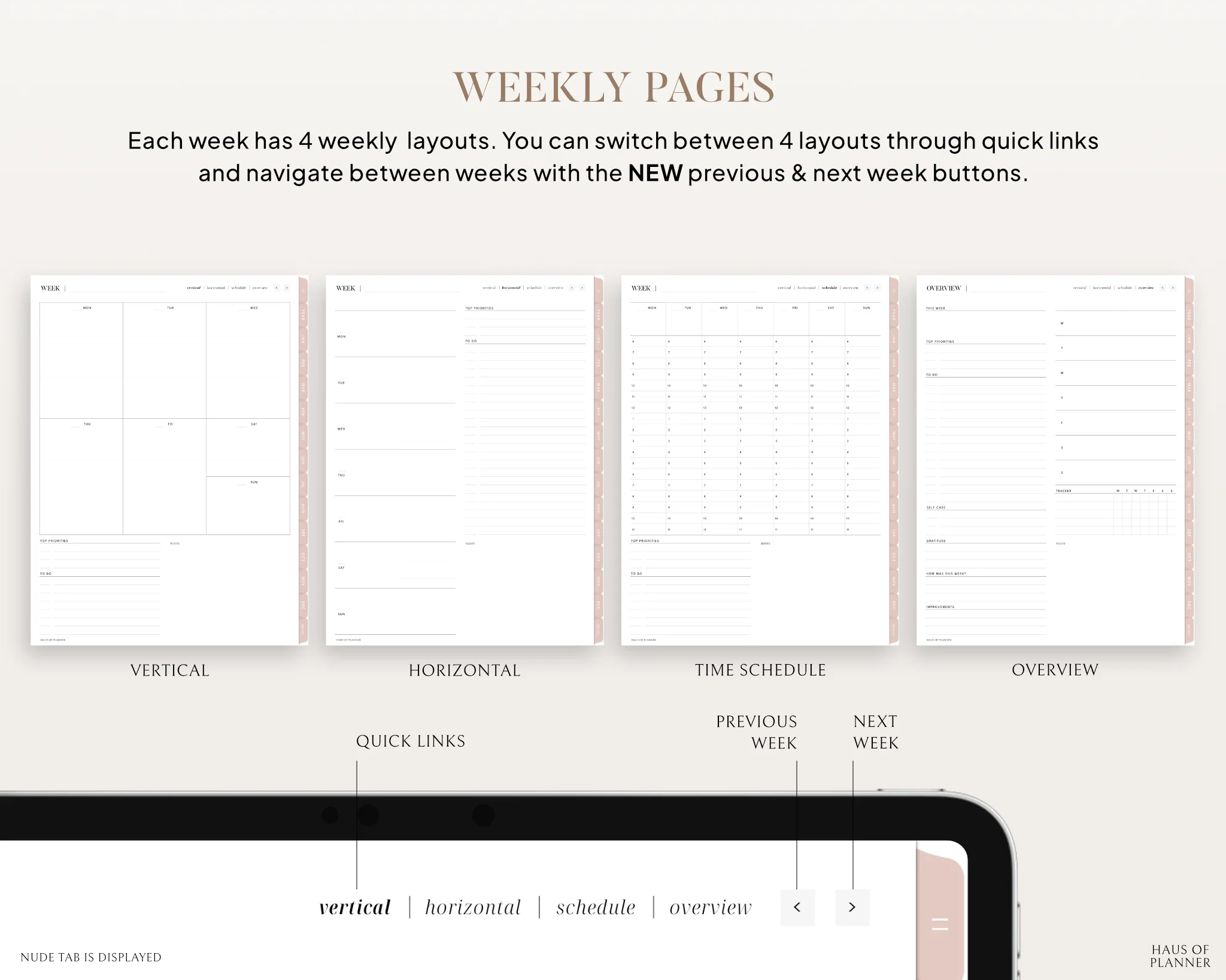 Undated Digital Planner | Bundle - Image 6