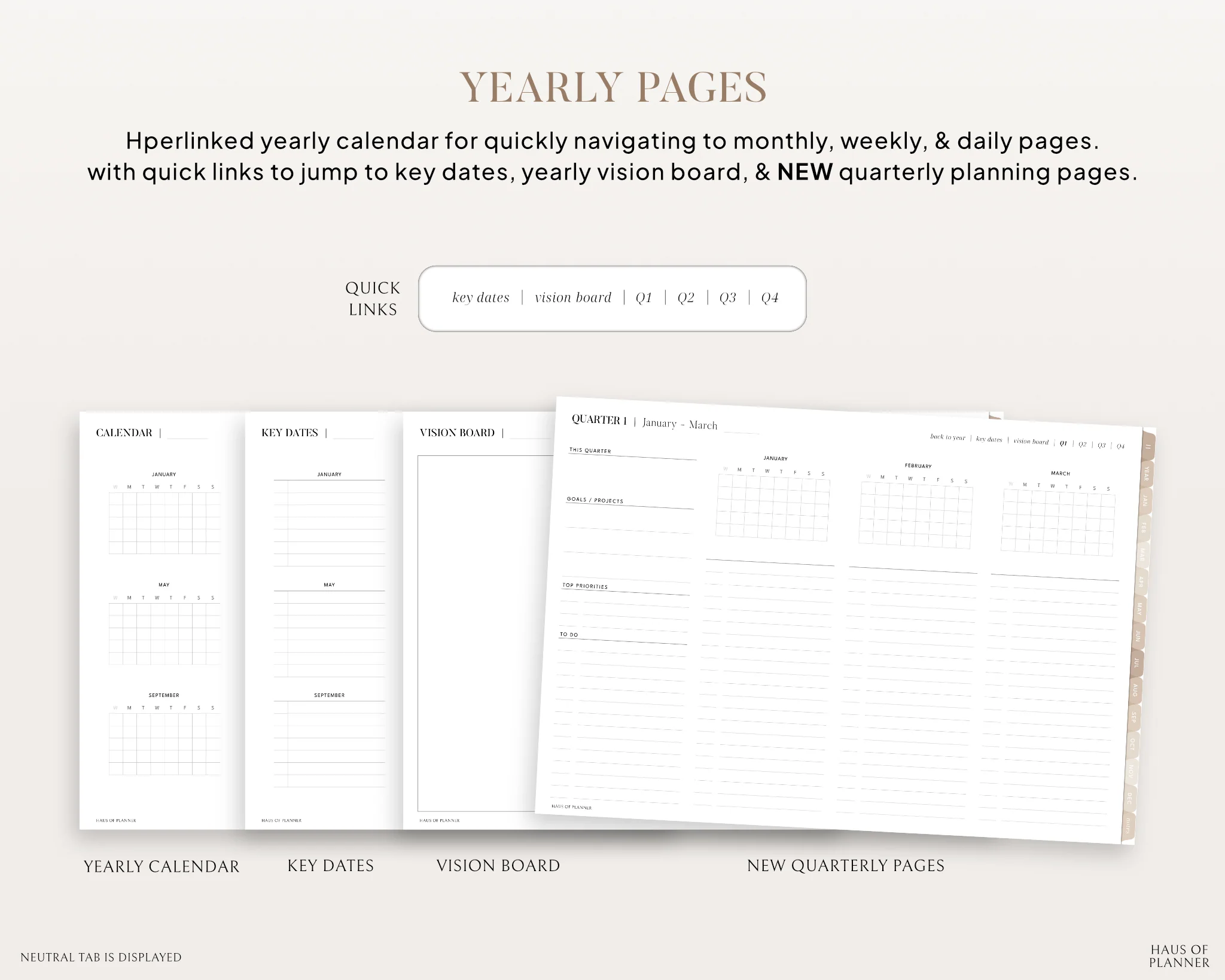 Undated Digital Planner | Landscape - Image 3