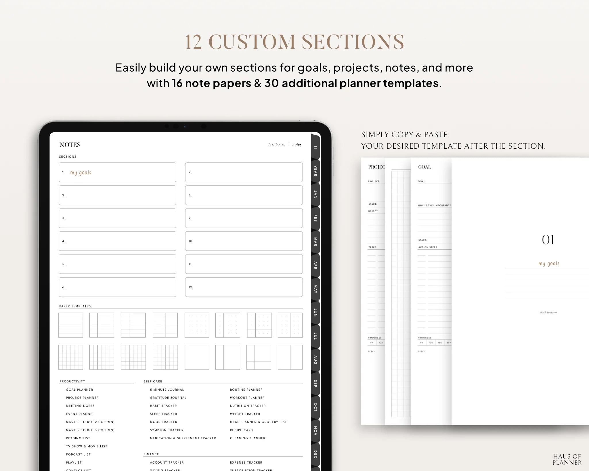 Undated Digital Planner | Portrait - Image 8